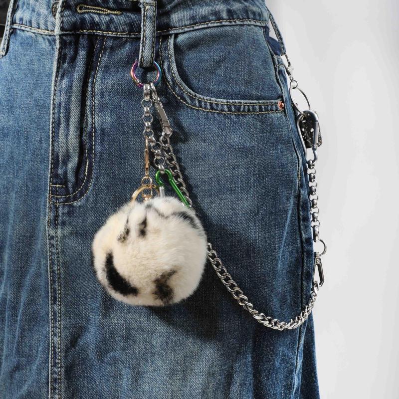 Iron Tag Pants Chain Funky Belt For Men