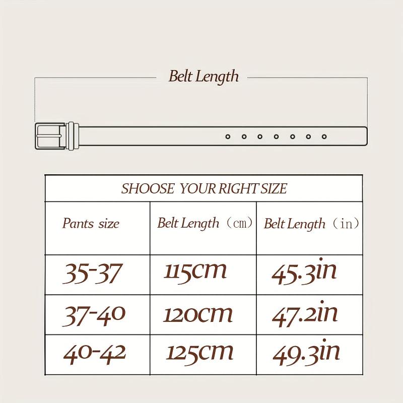 Men's Leather Belt Automatic Buckle Business Waist Strap High Belt