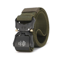 Tactical Belt Military High Nylon Men's Training Belt Metal Buckle