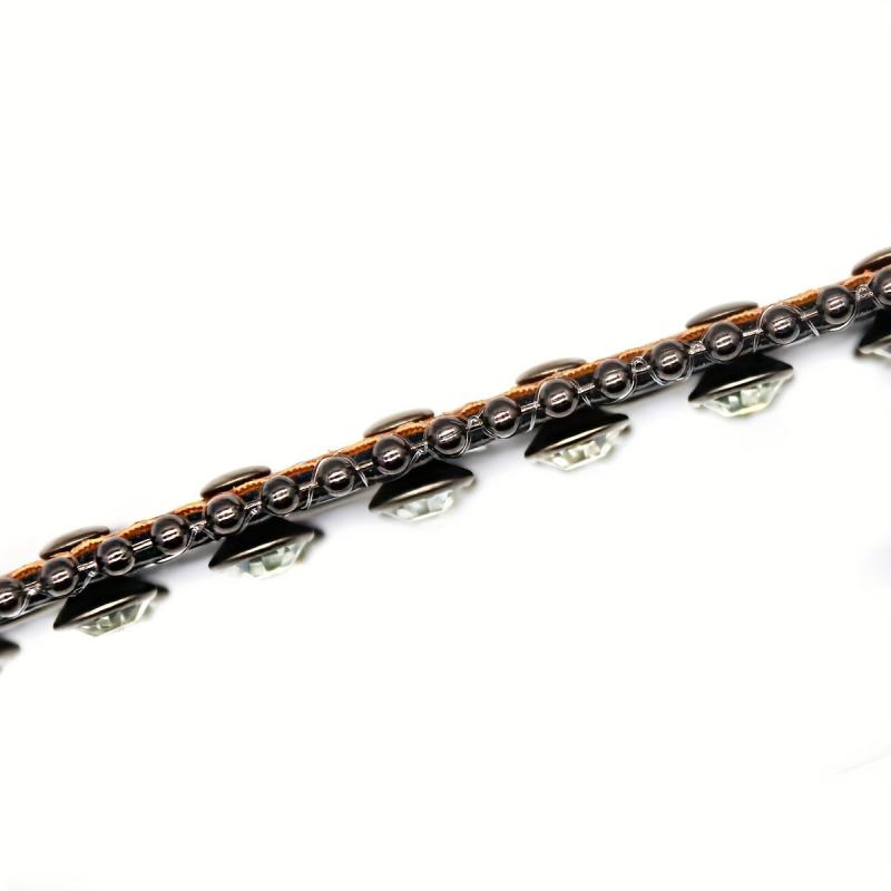 Rhinestones Crowns Straps Unisex Punk Trousers Belt