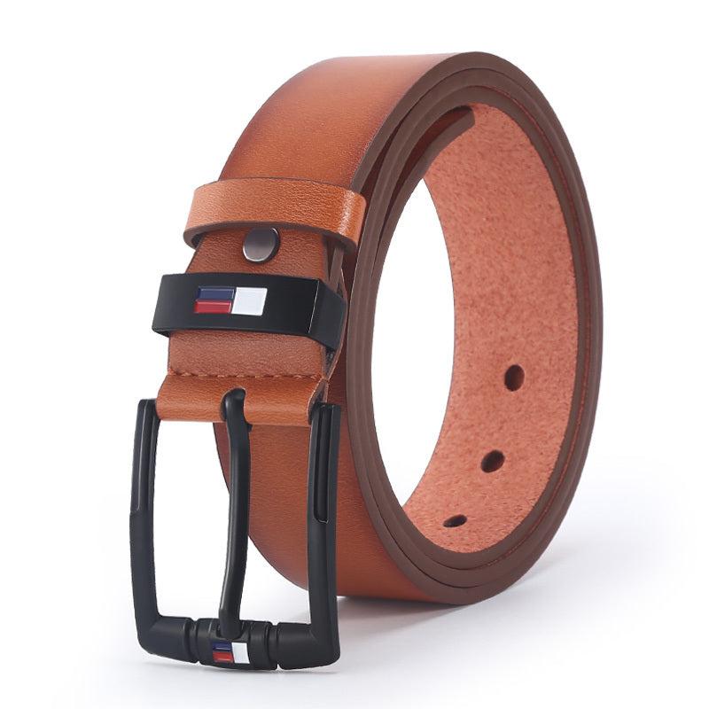 Men's PU Leather Square Buckle Business Leisure Belts