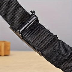 2pcs Men's Toothless Automatic Breathable Belt