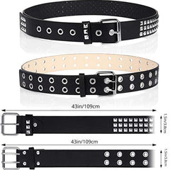 Men's Stud Belt Buckle for Jeans Pants