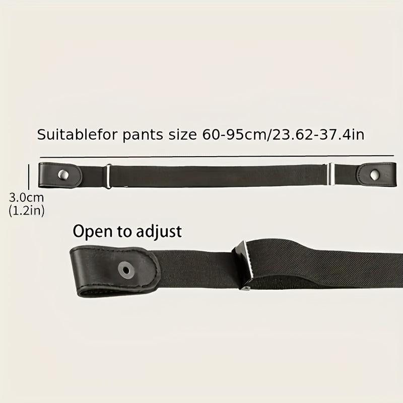 Men's Casual Invisible Belt Decorative Accessories for Pants Jeans