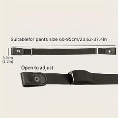 Men's Casual Invisible Belt Decorative Accessories for Pants Jeans