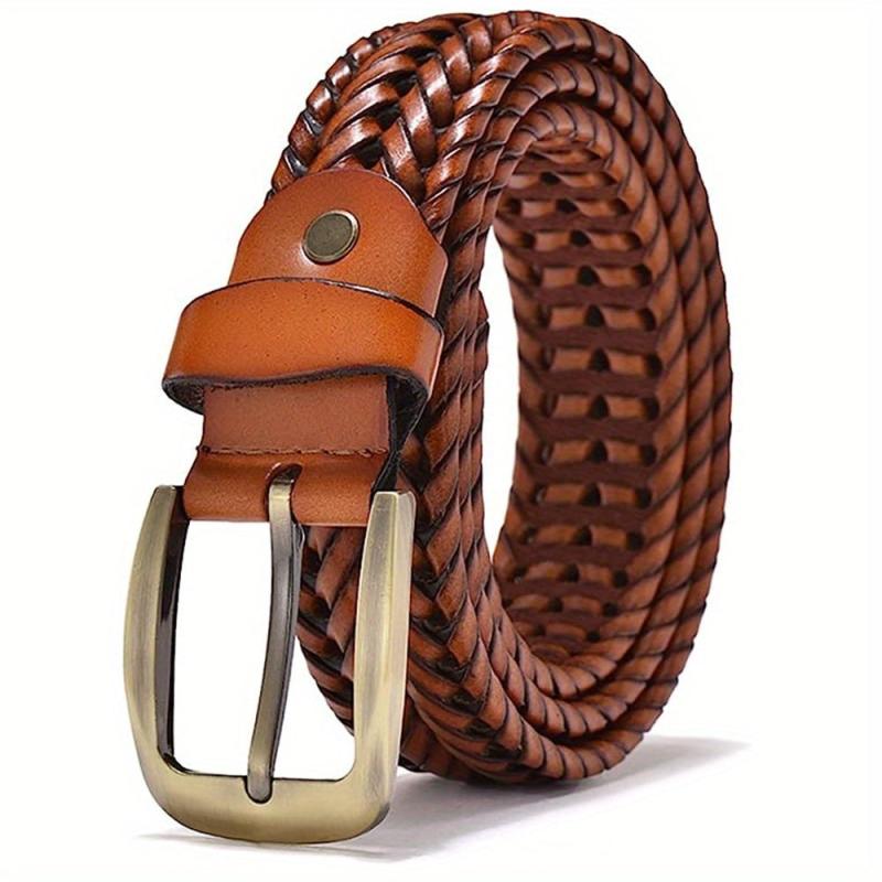Casual Braided Belt For Men Decorative Accessories