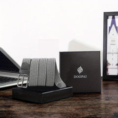 Elastic Woven Belt For Men Braided Belt Jeans Pants Decorative Accessories