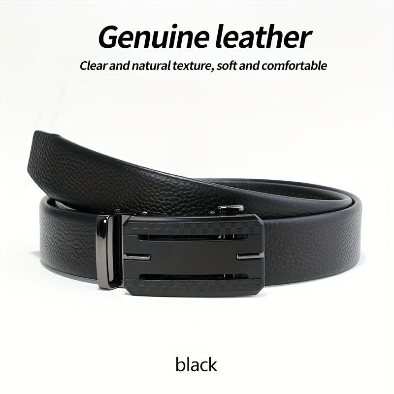 Men's Retro Business Casual Pants Belt for Daily Use