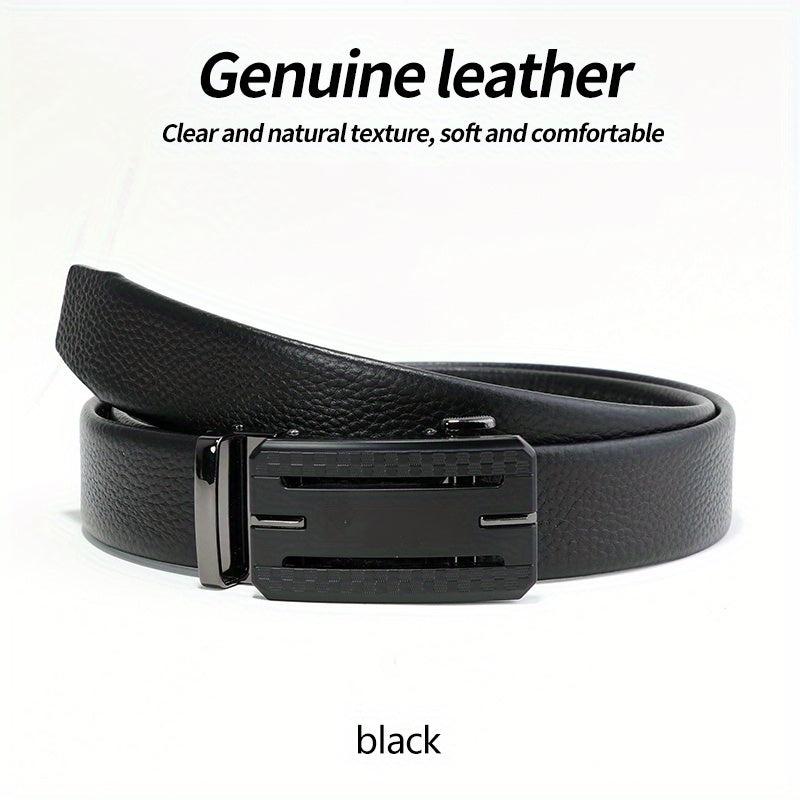 Men's Retro Business Casual Pants Belt for Daily Use