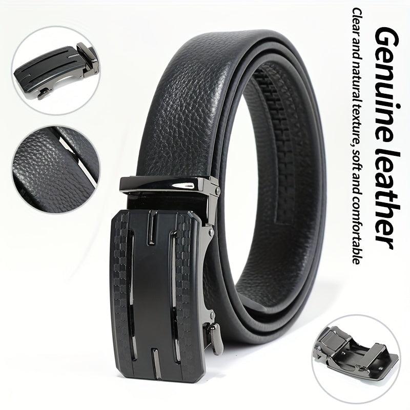 Men's Retro Business Casual Pants Belt for Daily Use