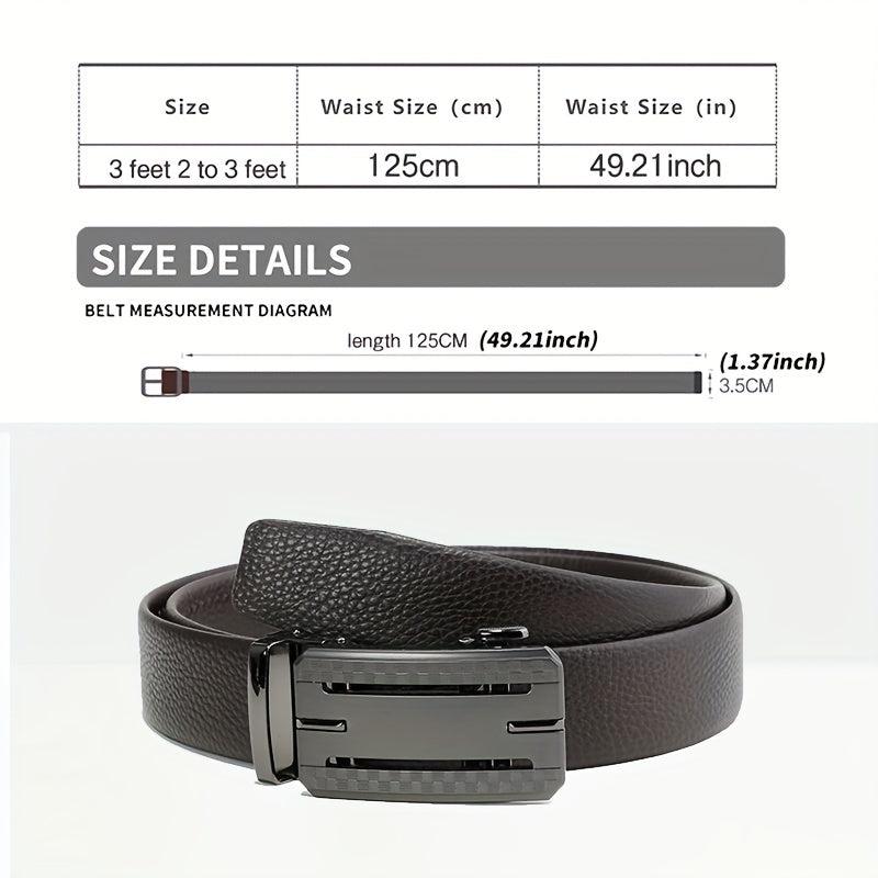 Men's Retro Business Casual Pants Belt for Daily Use