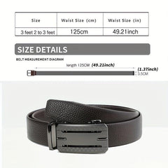 Men's Retro Business Casual Pants Belt for Daily Use