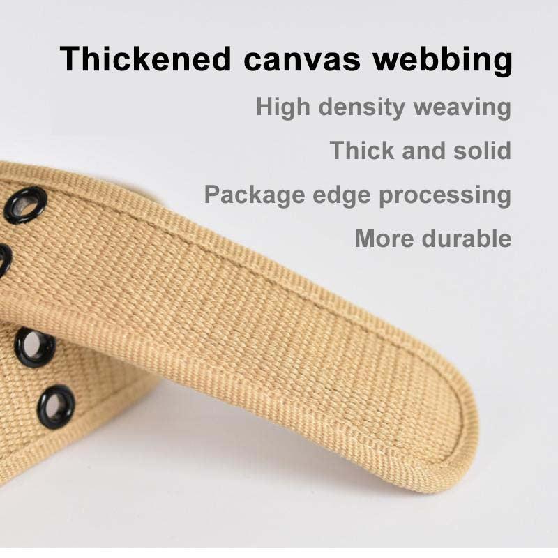 Men's Army Military Nylon Webbing Tactical Belt Casual Unisex Belts