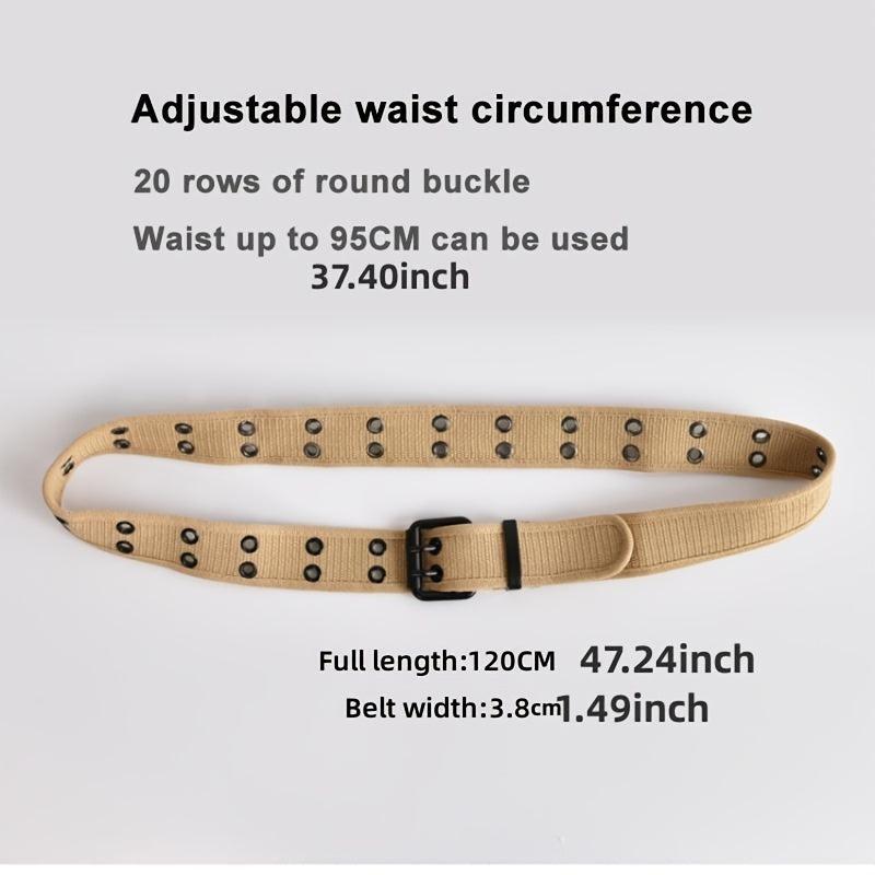 Men's Army Military Nylon Webbing Tactical Belt Casual Unisex Belts