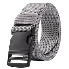 Men's Nylon Canvas Belt Metal Plastic Buckle Military Tactical Belt