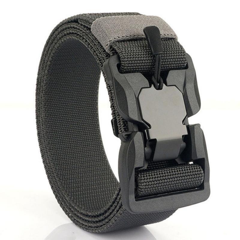 Tactical Belt Quick Release Elastic Casual Nylon Tooling Training Belt