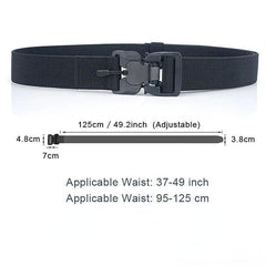 Tactical Belt Quick Release Elastic Casual Nylon Tooling Training Belt