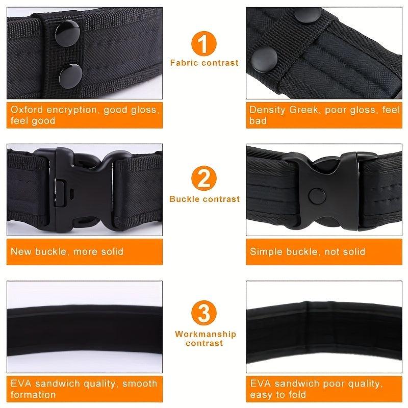 Outdoor Camouflage Tactical Belt Military Fan Oxford Cloth Belt