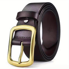 Men's Pin Buckle Retro Belt, Japanese Buckle, Leisure Belt