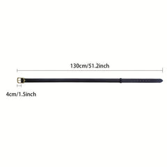 Men's Pin Buckle Retro Belt, Japanese Buckle, Leisure Belt