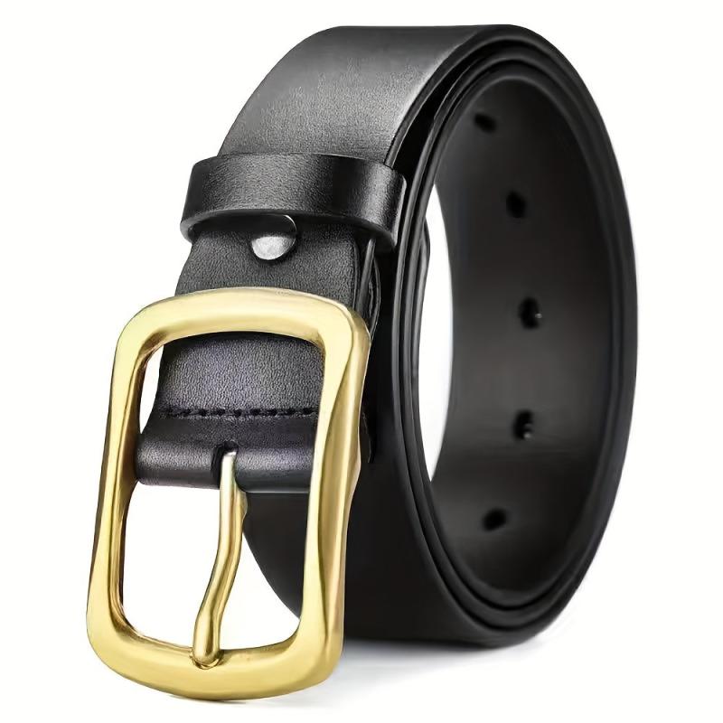 Men's Pin Buckle Retro Belt, Japanese Buckle, Leisure Belt