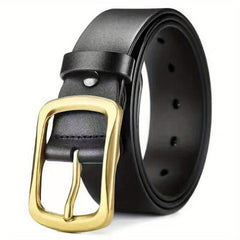 Men's Pin Buckle Retro Belt, Japanese Buckle, Leisure Belt