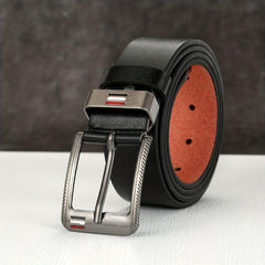 Men's Pin Buckle Belt PU Leather Belt Jeans Waist Strap