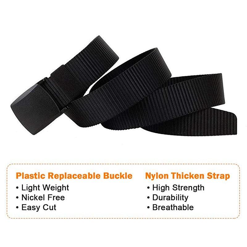 Men's Military Automatic Buckle Belt Tactical Canvas Belt
