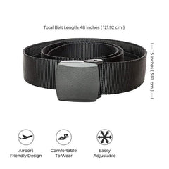 Men's Military Automatic Buckle Belt Tactical Canvas Belt