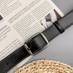 Men's Retro PU Leather Buckle Belt