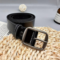 Men's Retro PU Leather Buckle Belt
