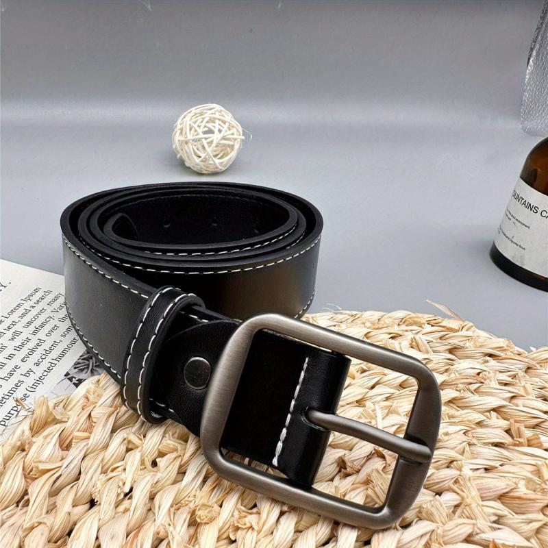 Men's Retro PU Leather Buckle Belt