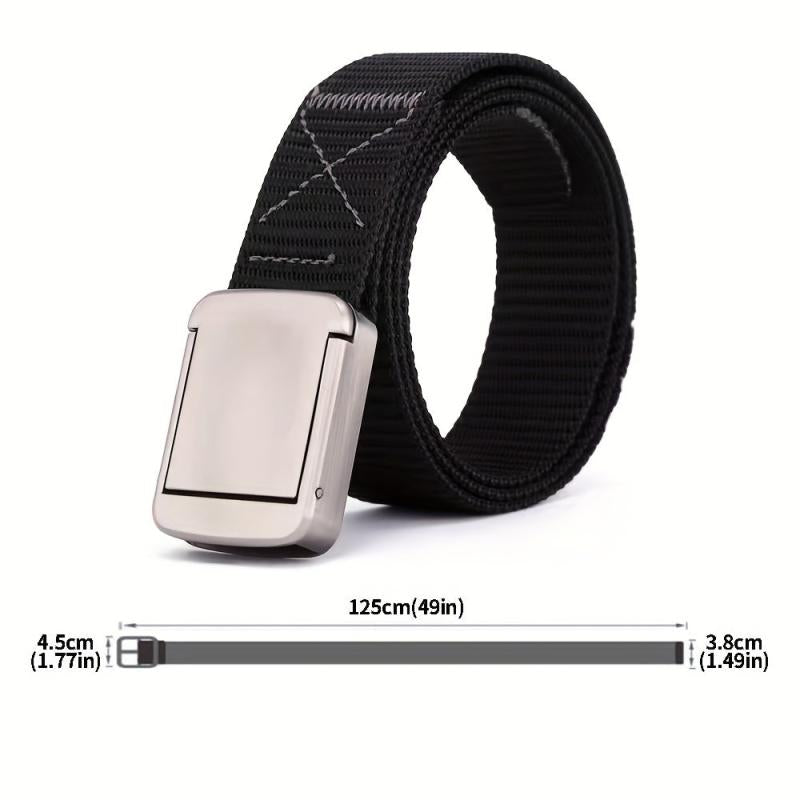 Men's Outdoor Work Belt with Beer Opener Buckle