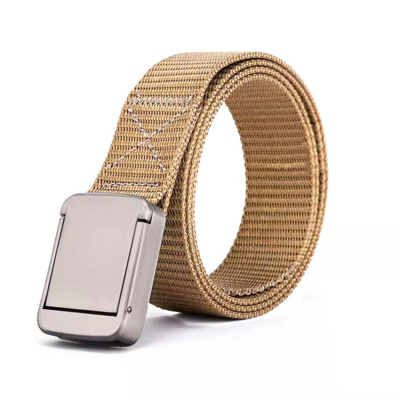 Men's Outdoor Work Belt with Beer Opener Buckle