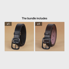 Men's Buckle Belt Jeans Belt For Dad Husband And Boyfriend