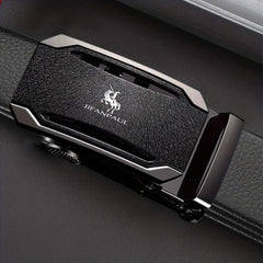 Men's Automatic Buckle PU Leather Belt