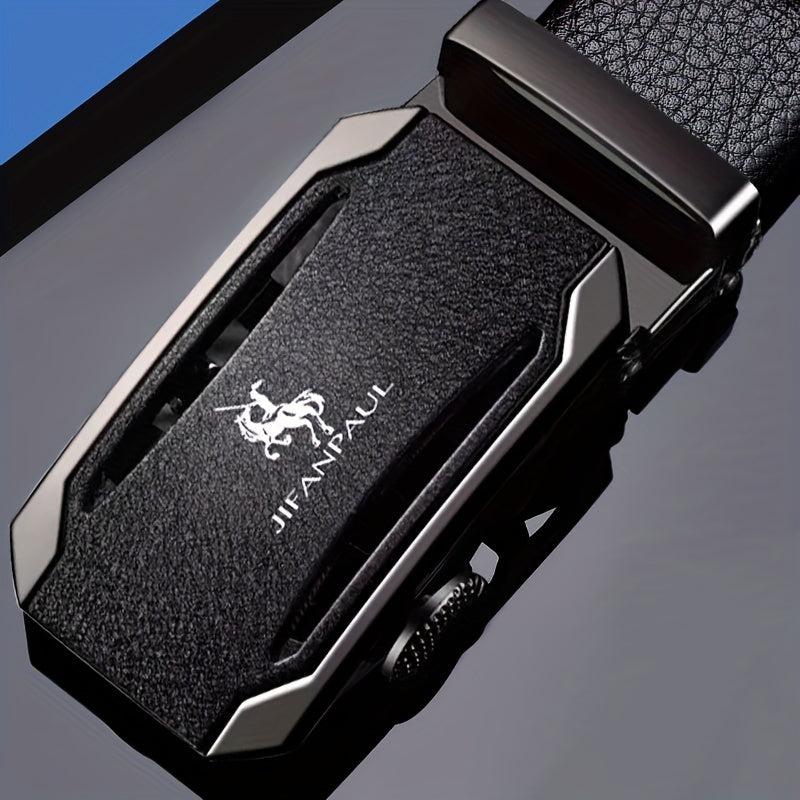 Men's Automatic Buckle PU Leather Belt