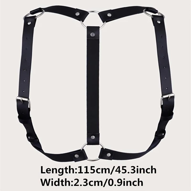 Men's Adjustable Shoulder Ring Suspenders Waistband