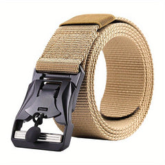 Outdoor Tactical Nylon Magnetic Buckle Belt For Men