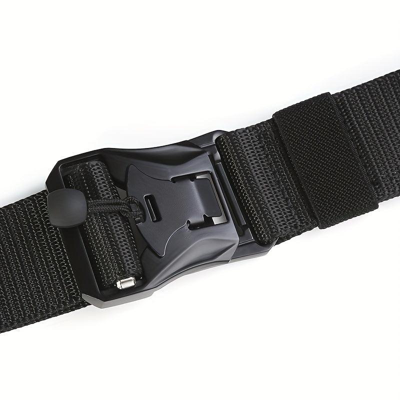 Outdoor Tactical Nylon Magnetic Buckle Belt For Men