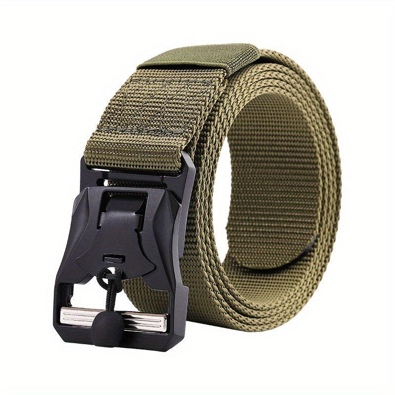 Outdoor Tactical Nylon Magnetic Buckle Belt For Men