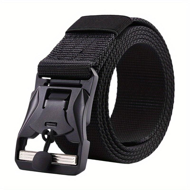 Outdoor Tactical Nylon Magnetic Buckle Belt For Men
