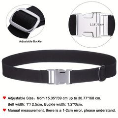 Adjustable Elastic Buckle Belt for Men