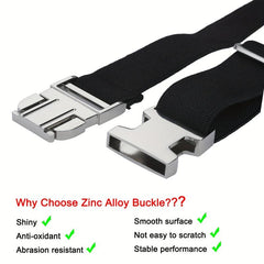 Adjustable Elastic Buckle Belt for Men
