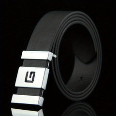Men's Leather Belt for Work Business Gift for Dad and Husband