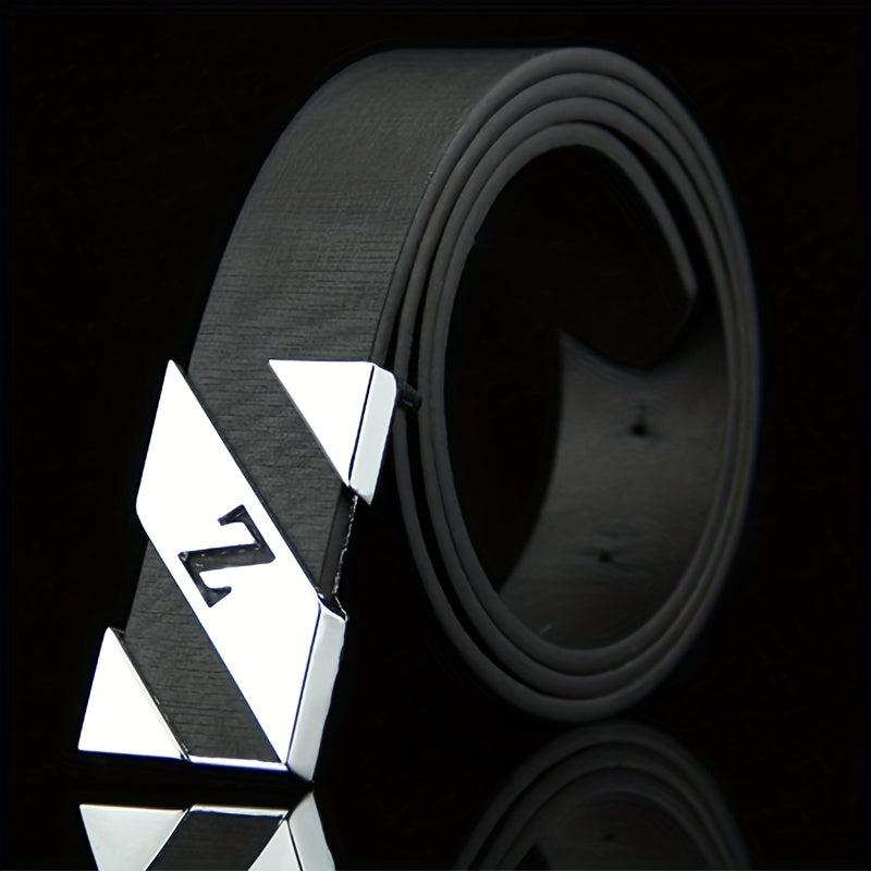 Men's Leather Belt for Work Business Gift for Dad and Husband