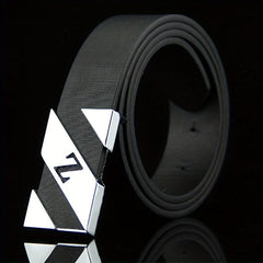 Men's Leather Belt for Work Business Gift for Dad and Husband