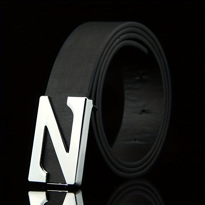 Men's Leather Belt for Work Business Gift for Dad and Husband