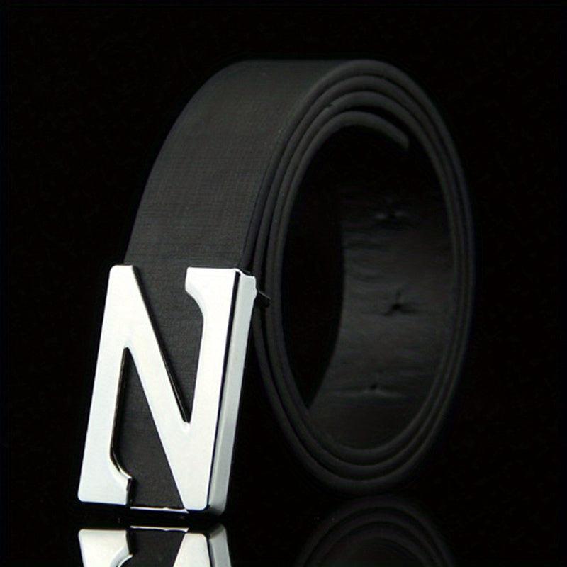 Men's Leather Belt for Work Business Gift for Dad and Husband