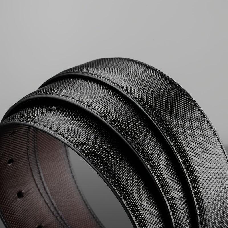 Men's Casual Business Alloy Buckle Belt Rotatable Buckle High End